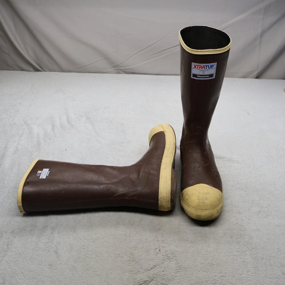 XTRATUF Men 11 Rain Boot Brown Legacy Series 15